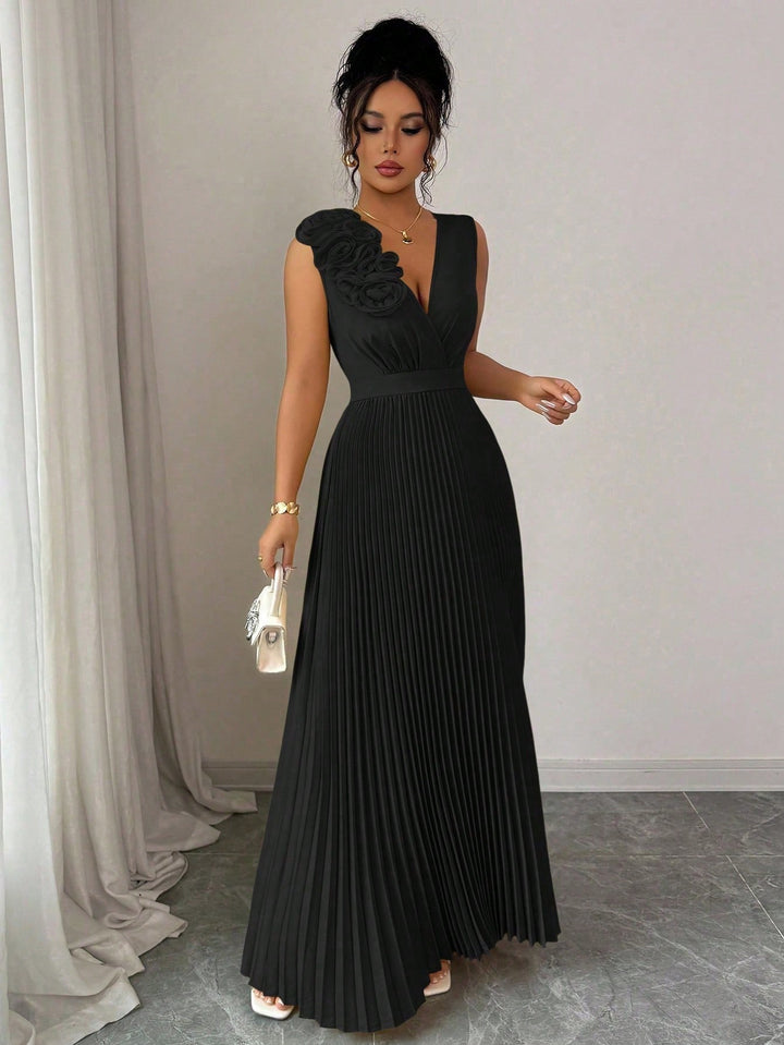 Rochie maxi SHEIN, negru