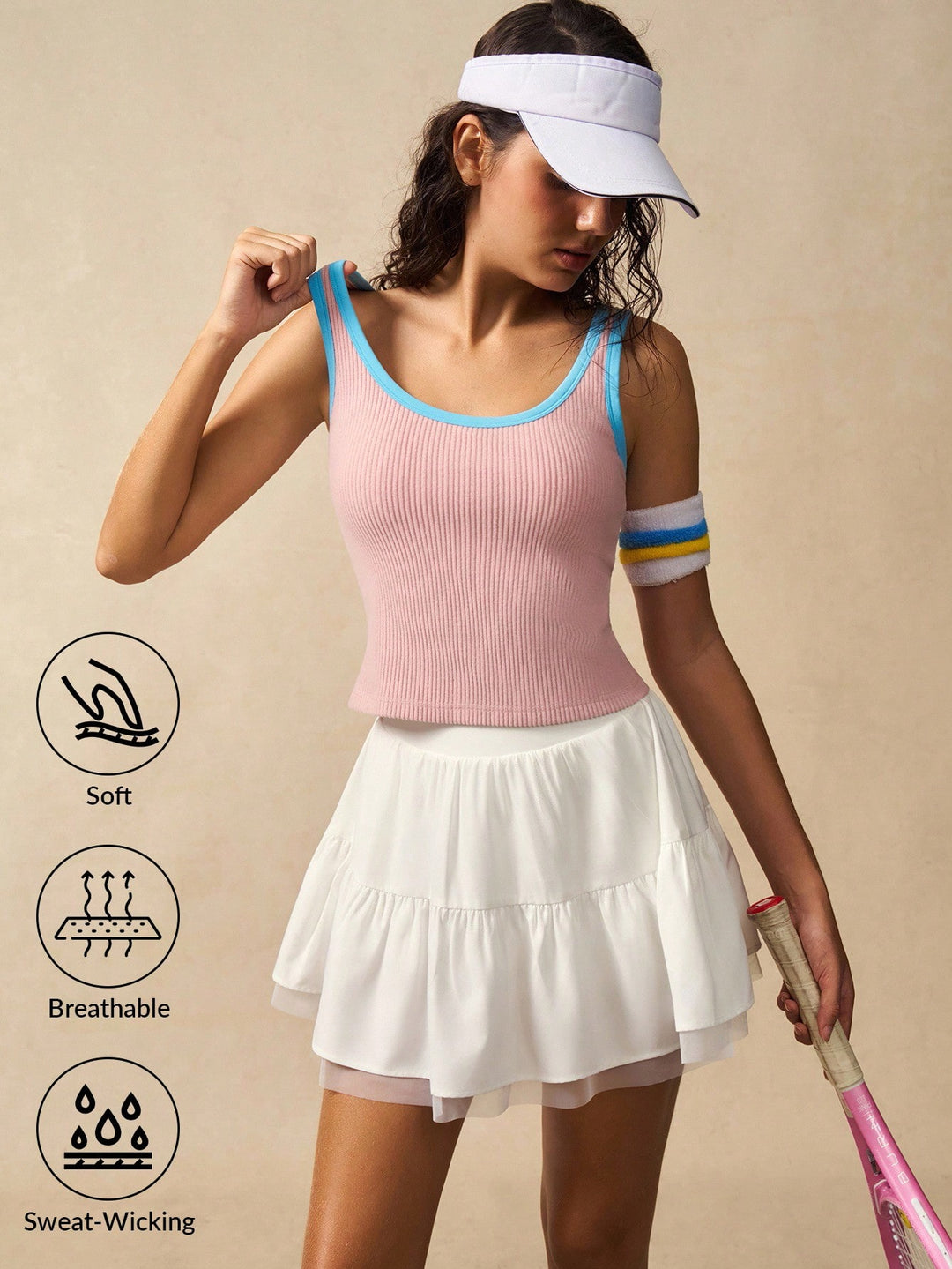 Top sport SHEIN, mix culori