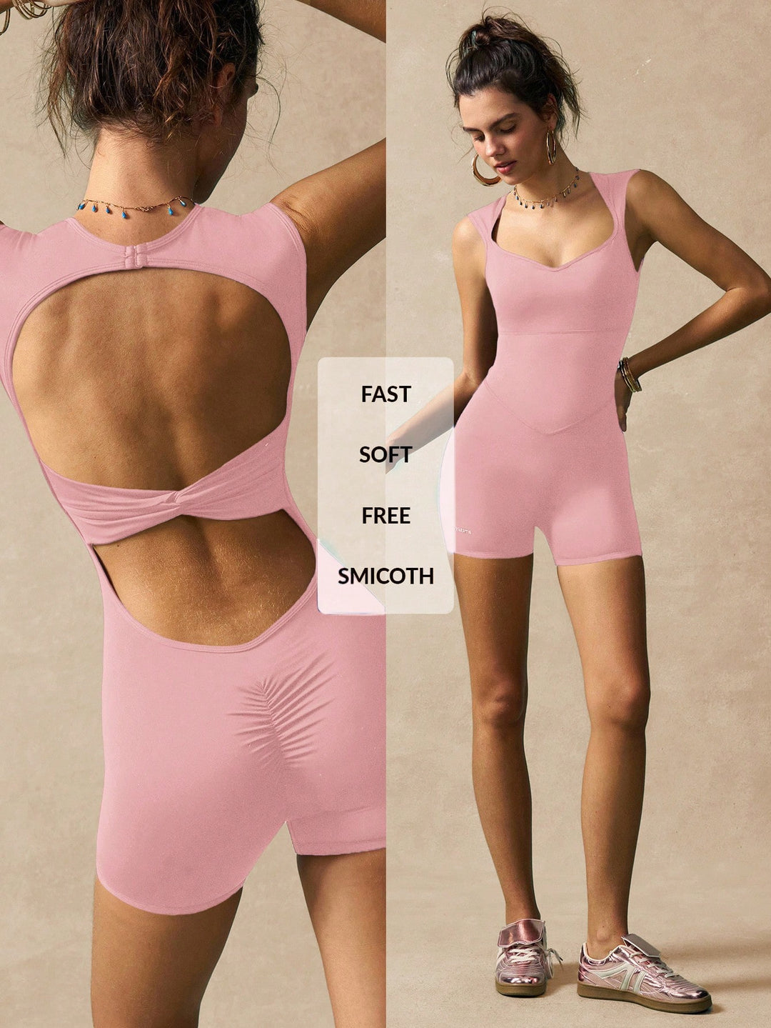 SHEIN overál, rózsaszín