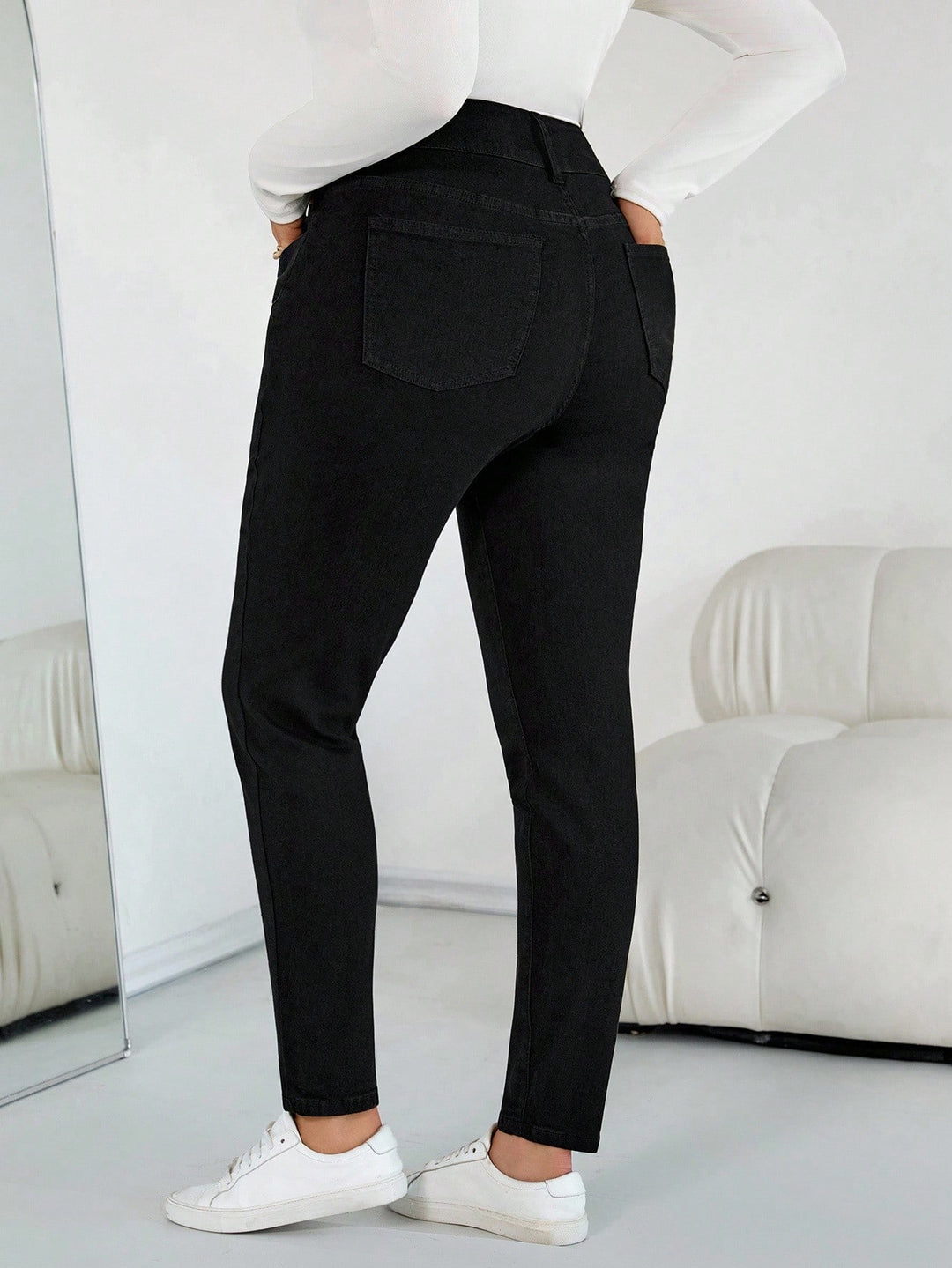 Jeans SHEIN, negru