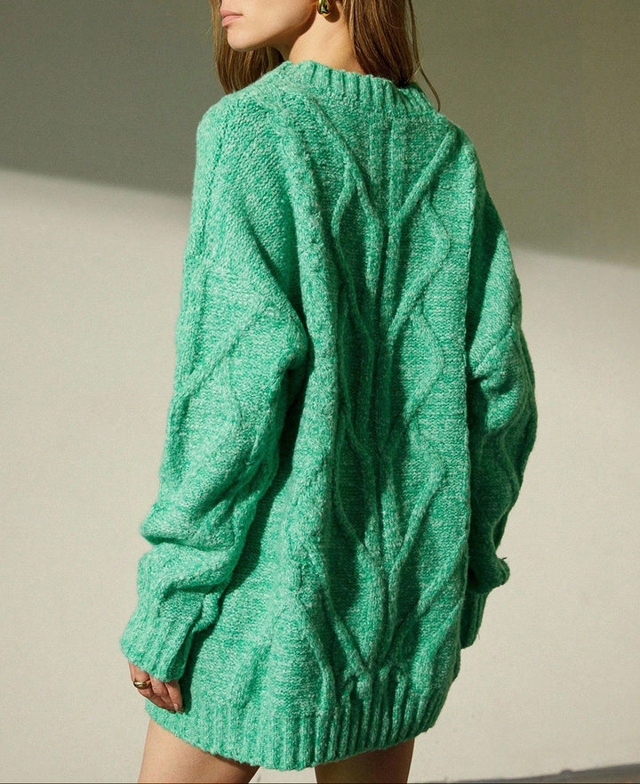 Pulover SHEIN, verde