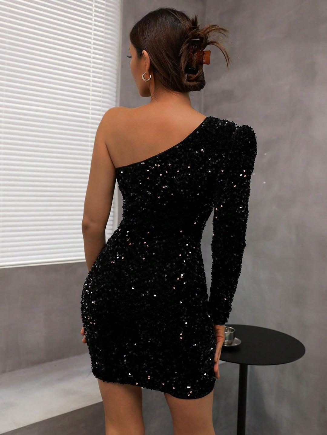 Rochie scurtă SHEIN, negru