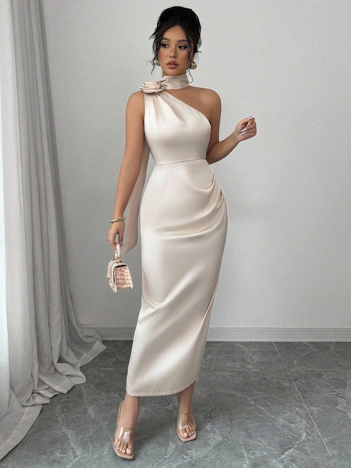 Rochie maxi SHEIN, portocaliu