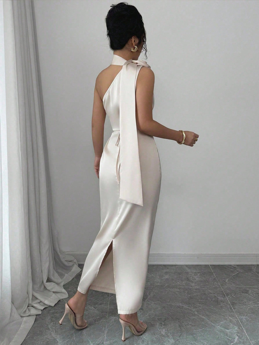 Rochie maxi SHEIN, portocaliu