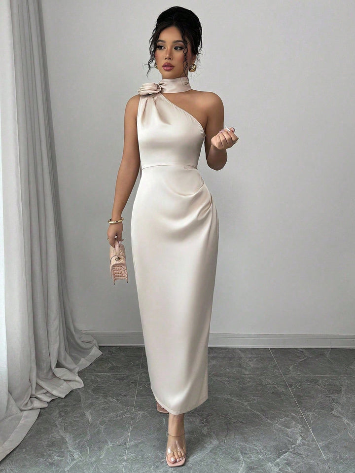 Rochie maxi SHEIN, portocaliu