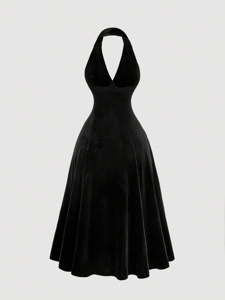Rochie midi SHEIN, negru