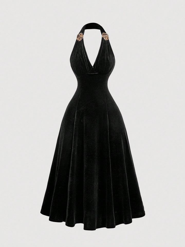 Rochie midi SHEIN, negru