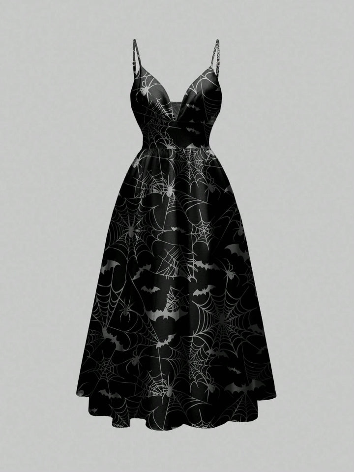 SHEIN maxi ruha, fekete