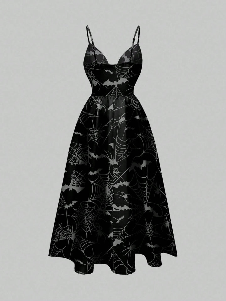 SHEIN maxi ruha, fekete