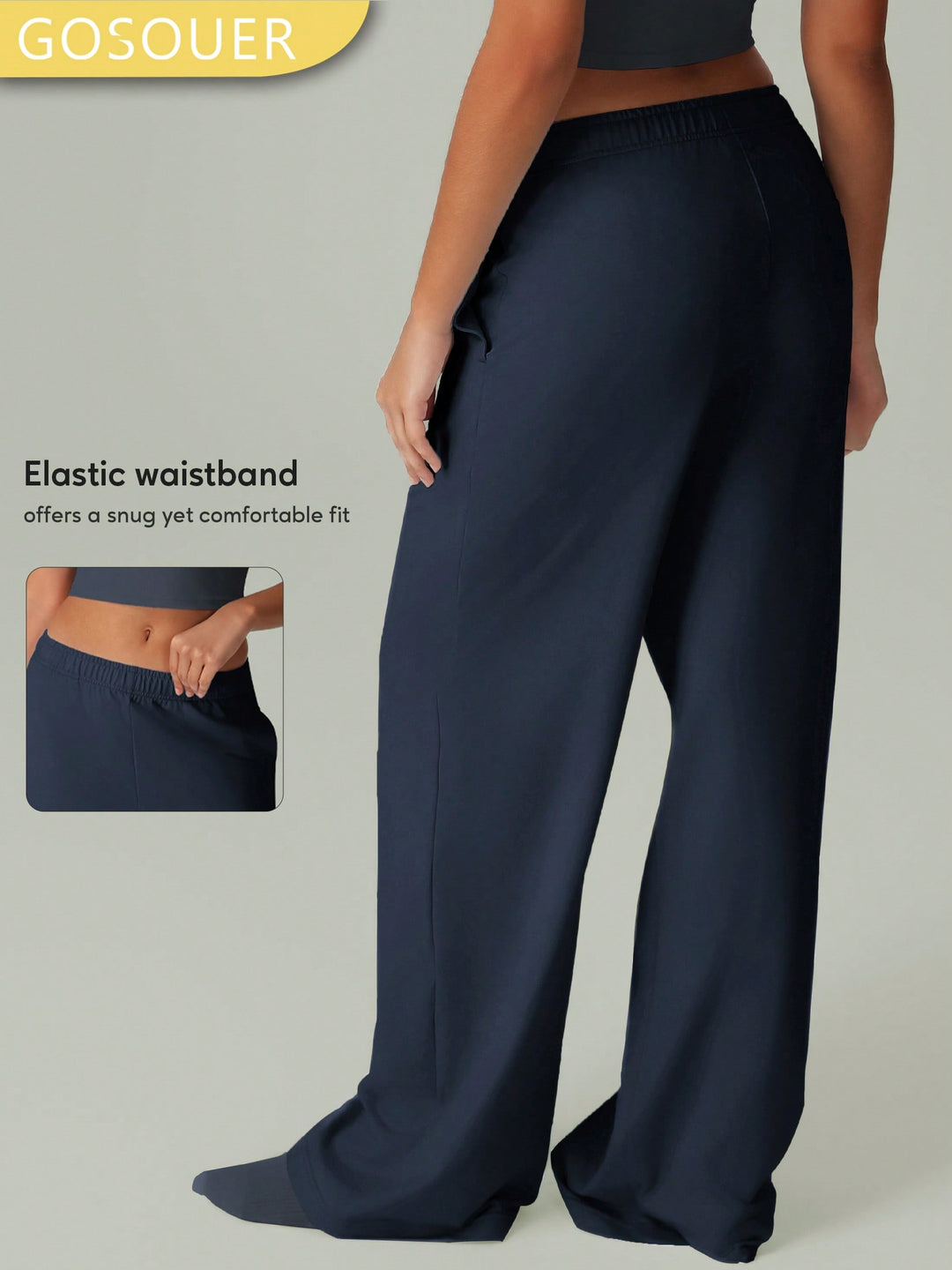 Pantaloni SHEIN, albastru