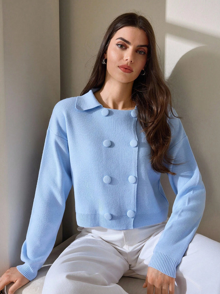 Cardigan SHEIN, albastru