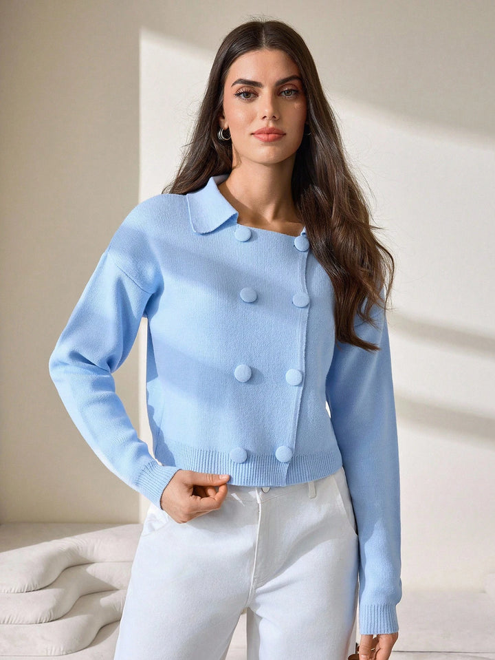Cardigan SHEIN, albastru