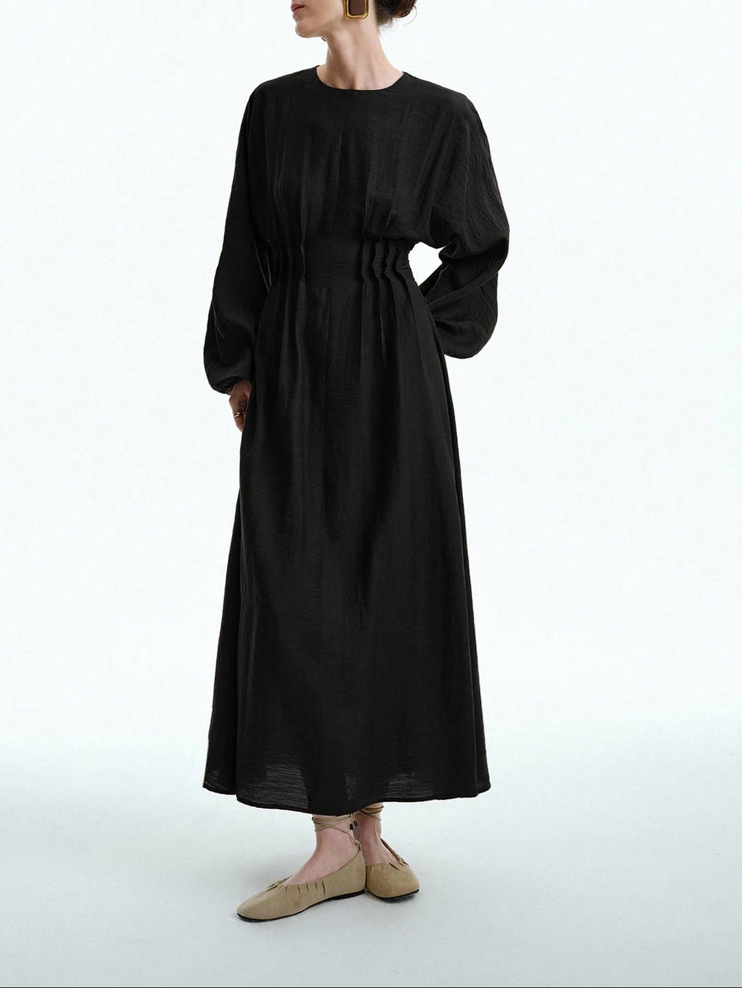 SHEIN maxi ruha, fekete
