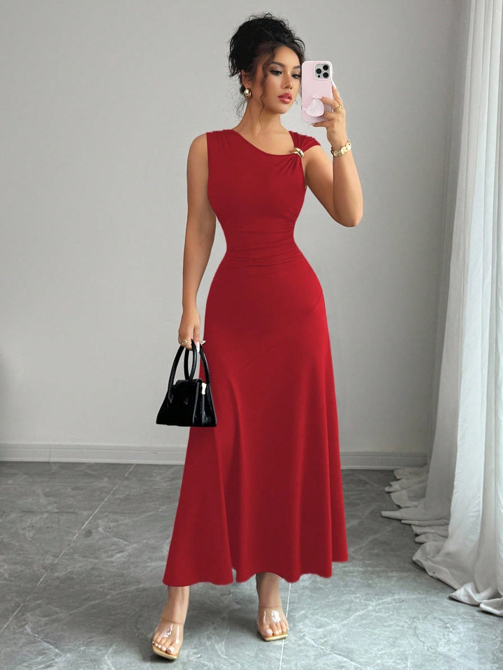 Rochie midi SHEIN, roșu