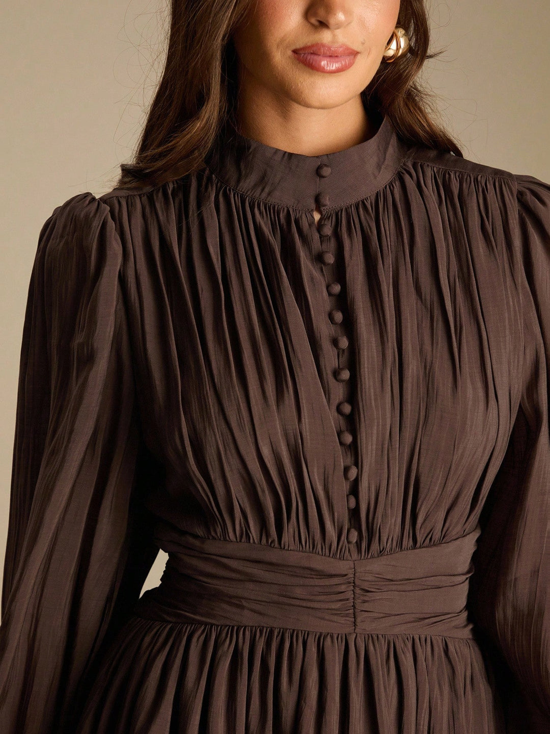 Rochie scurtă SHEIN, maro