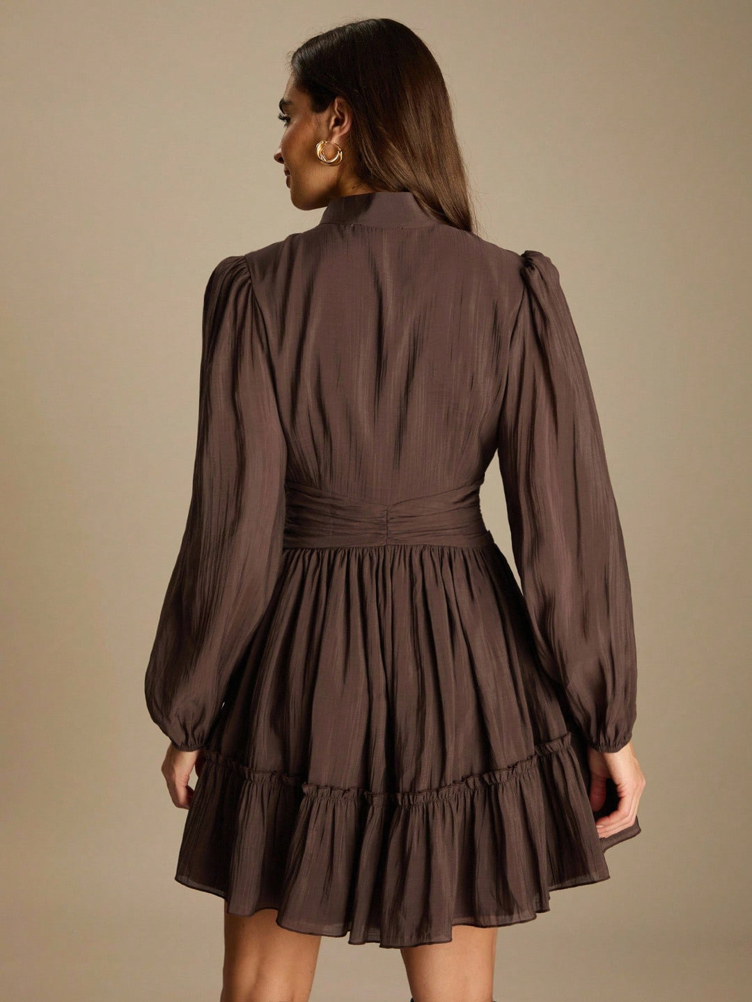 Rochie scurtă SHEIN, maro