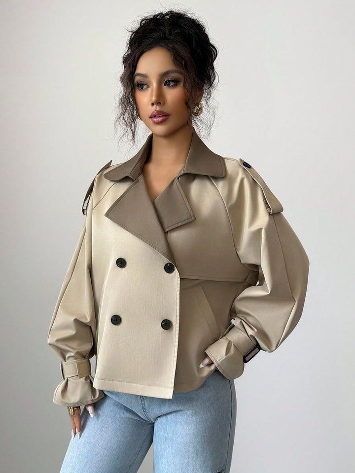 Trench SHEIN, kaki