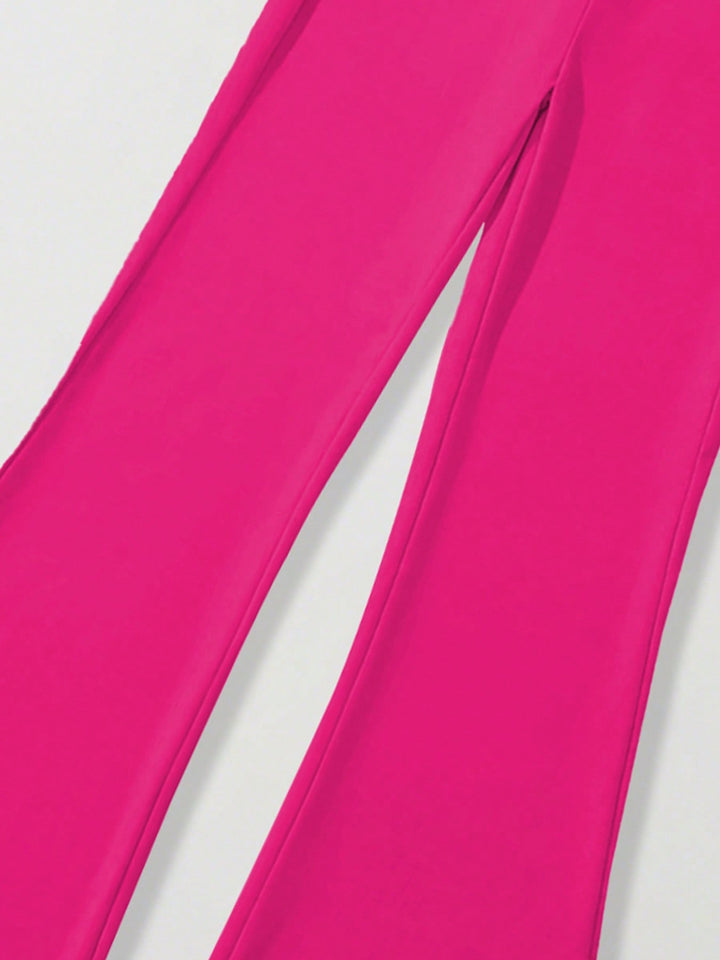 Pantaloni SHEIN, roz