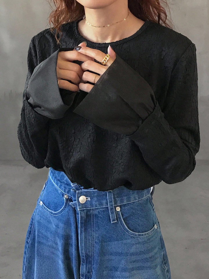 SHEIN blúz, fekete