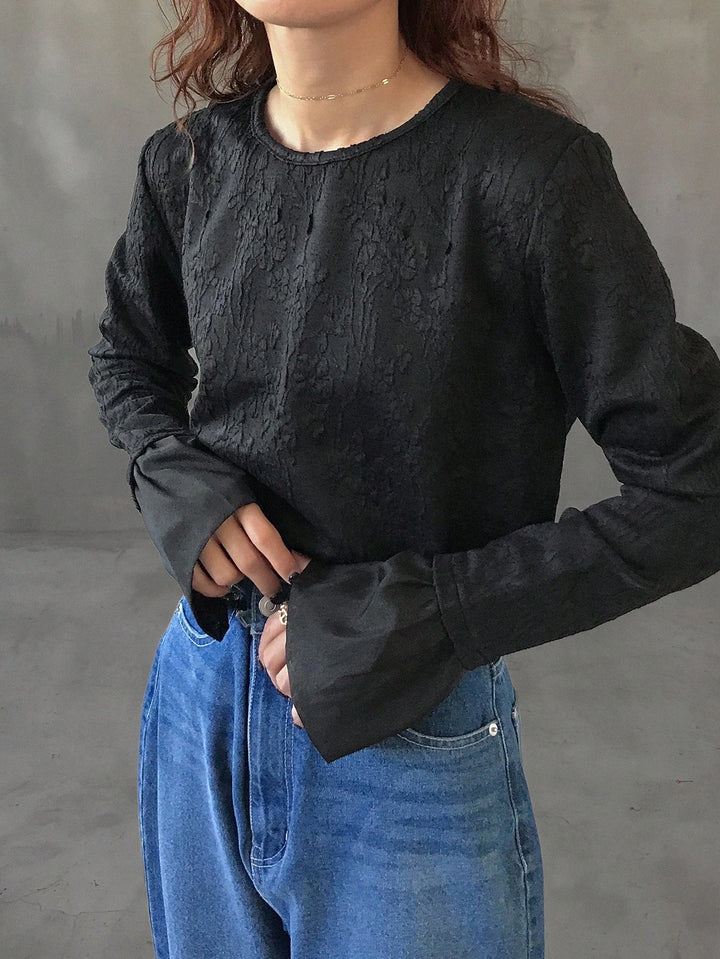 SHEIN blúz, fekete