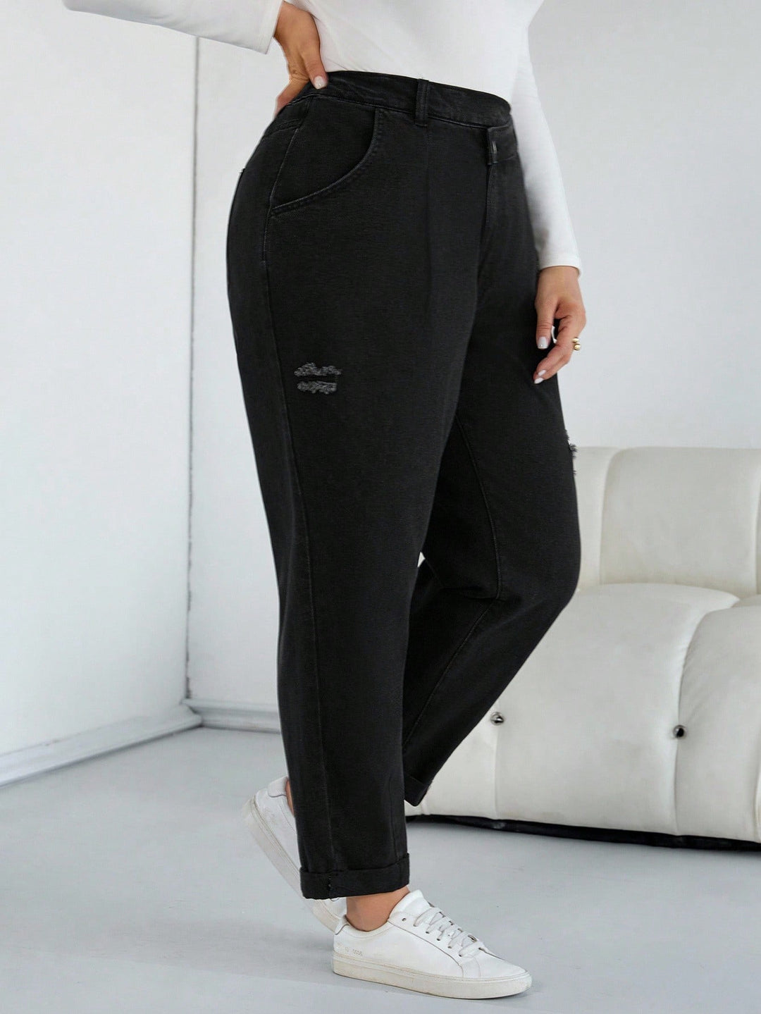 Jeans SHEIN, negru