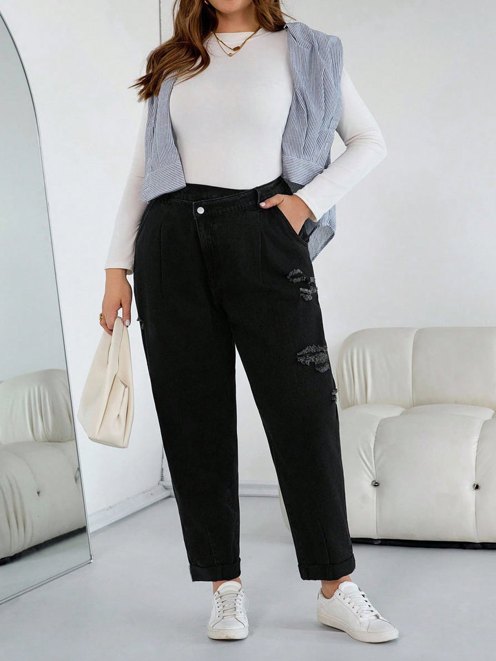 Jeans SHEIN, negru