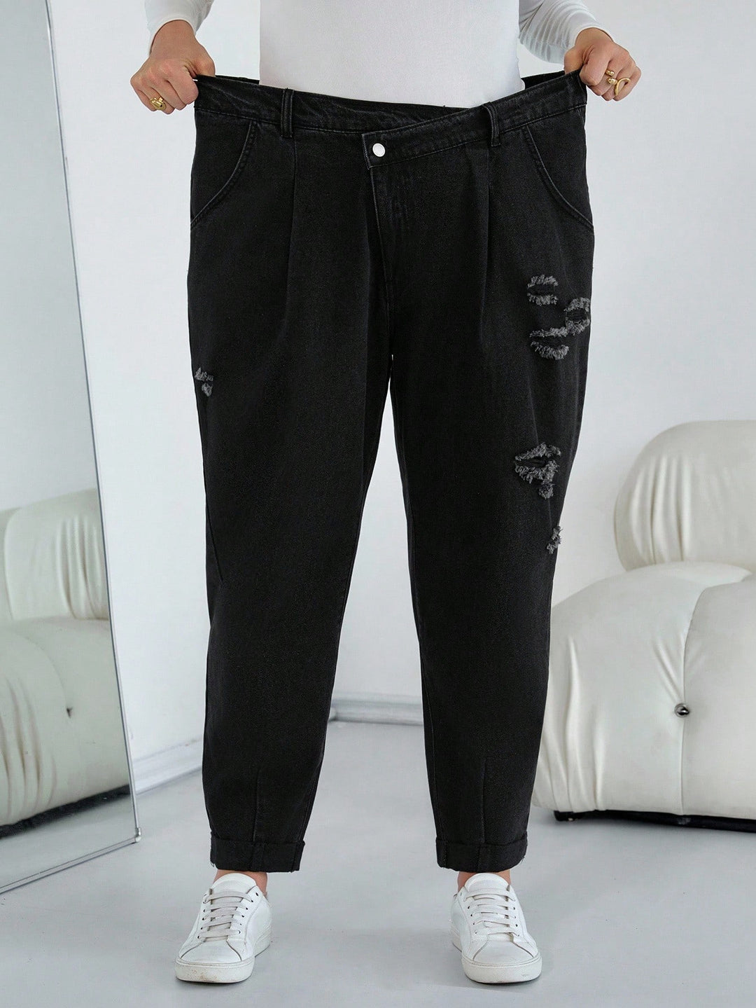 Jeans SHEIN, negru