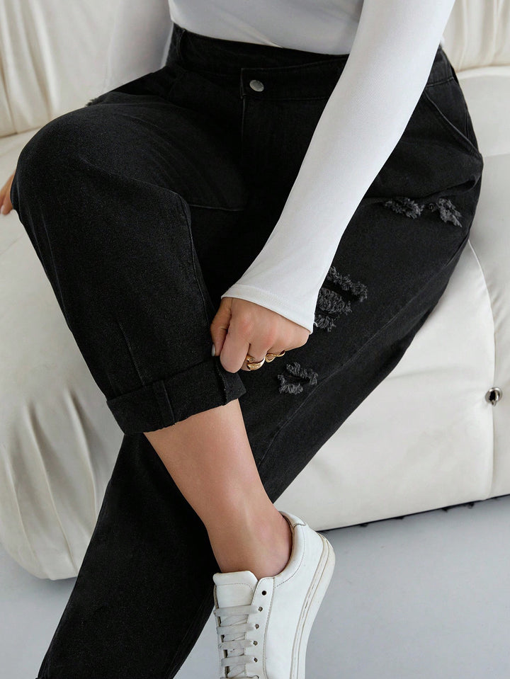 Jeans SHEIN, negru