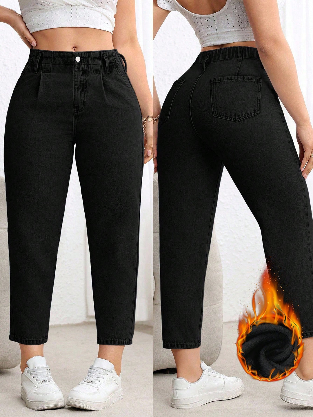 Jeans SHEIN, negru
