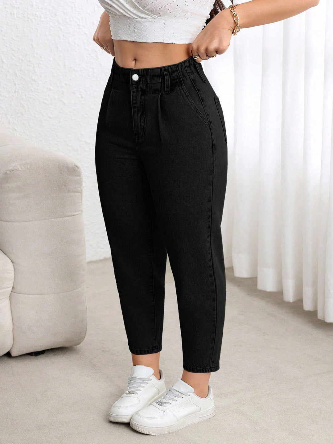 Jeans SHEIN, negru