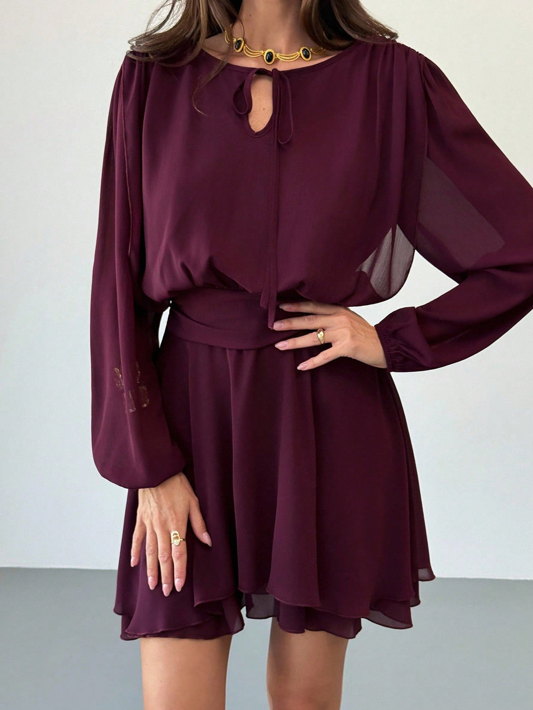 Rochie mini SHEIN, vișiniu
