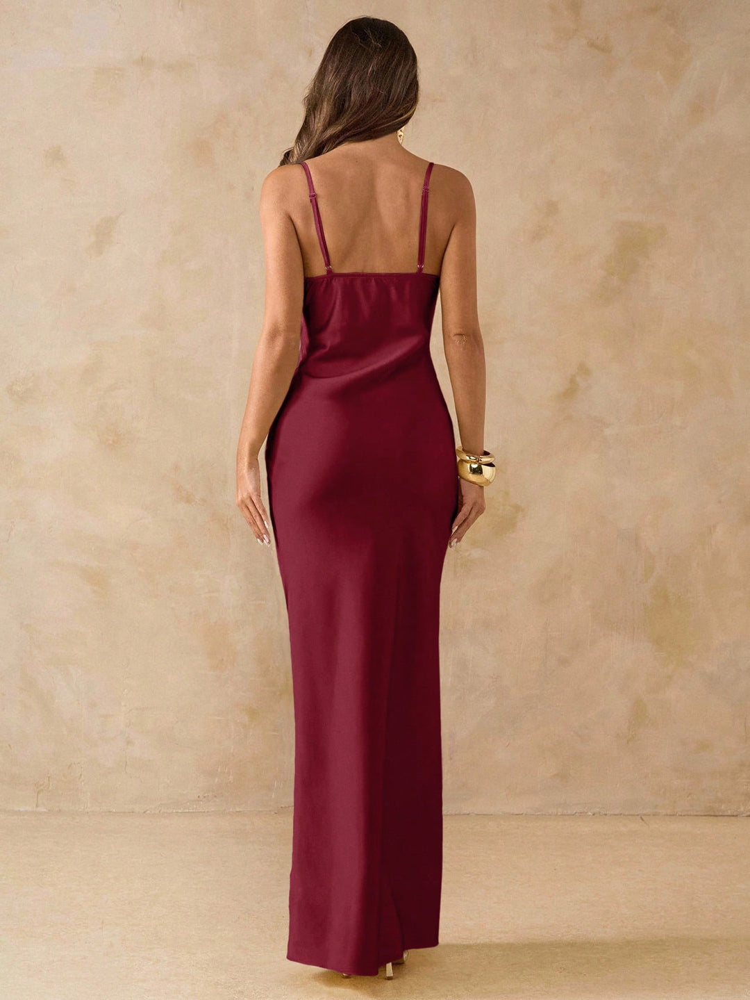 SHEIN burgundi maxi ruha