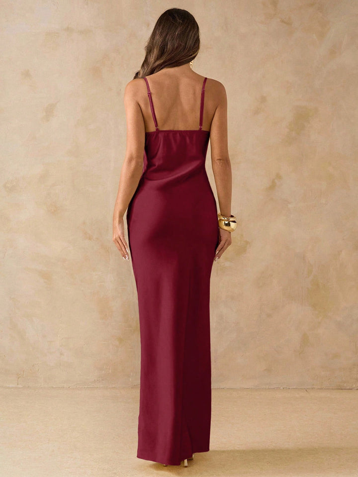 SHEIN burgundi maxi ruha