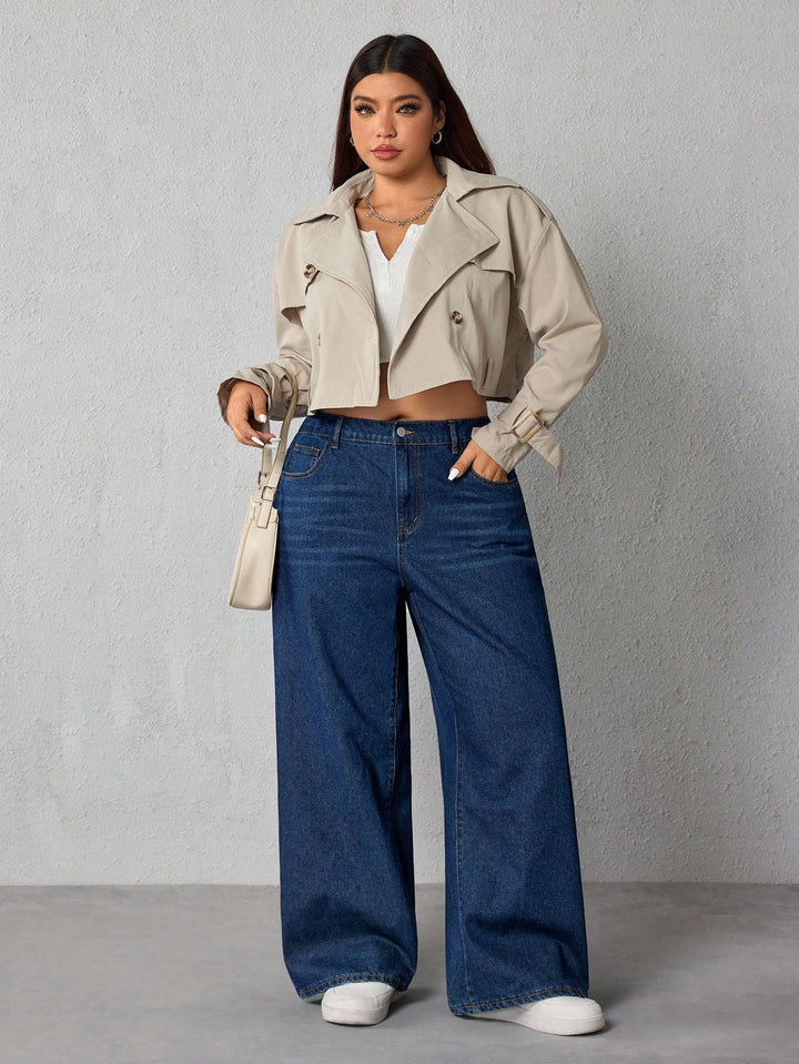 Jeans SHEIN, albastru