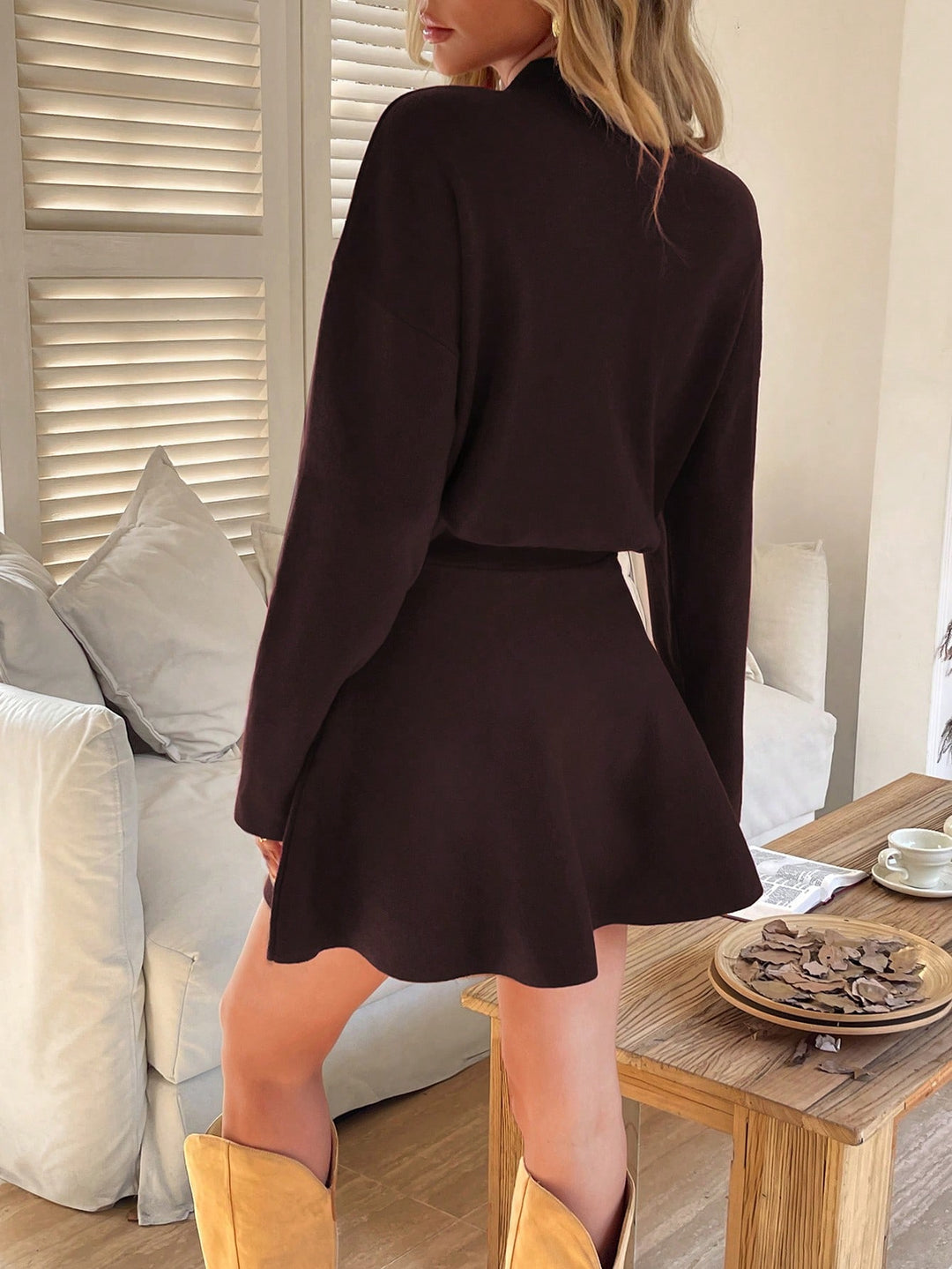 Rochie SHEIN, maro