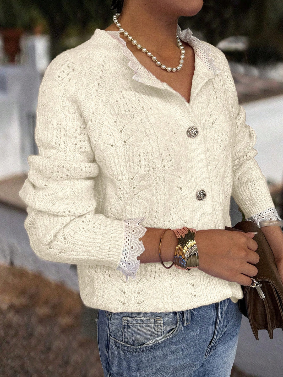 Cardigan SHEIN, bej