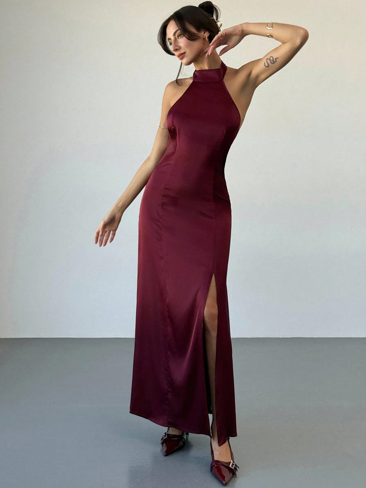 Rochie maxi SHEIN, vișiniu