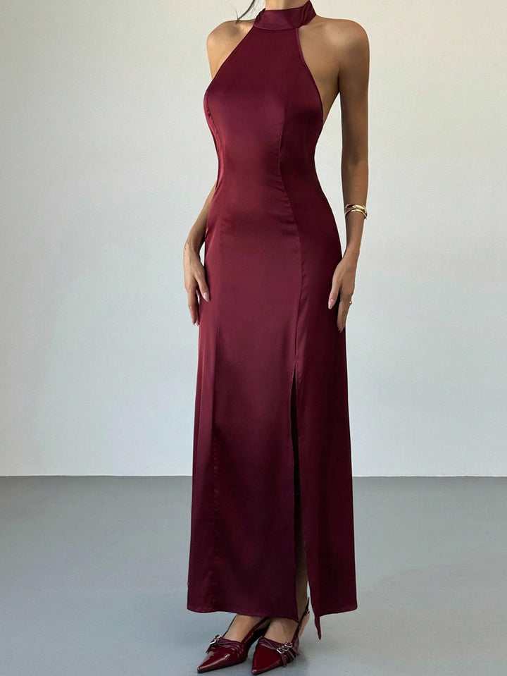 Rochie maxi SHEIN, vișiniu