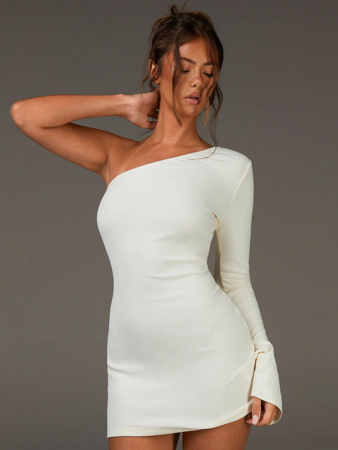 Rochie mini SHEIN, crem
