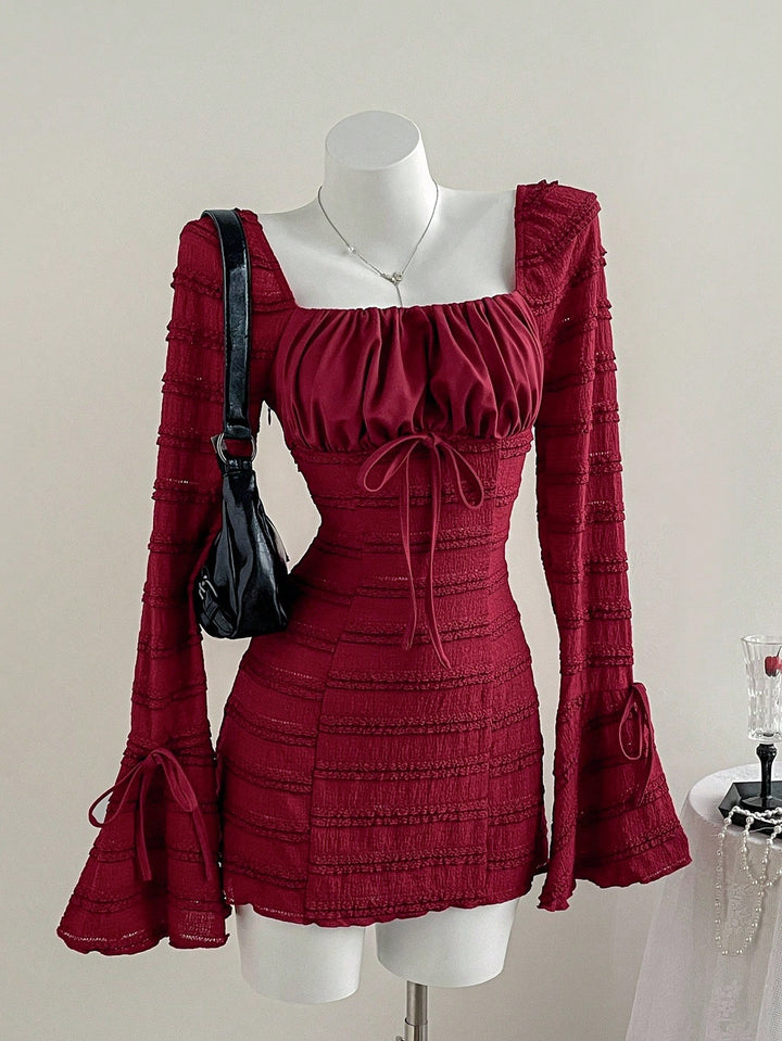Rochie mini SHEIN, vișiniu