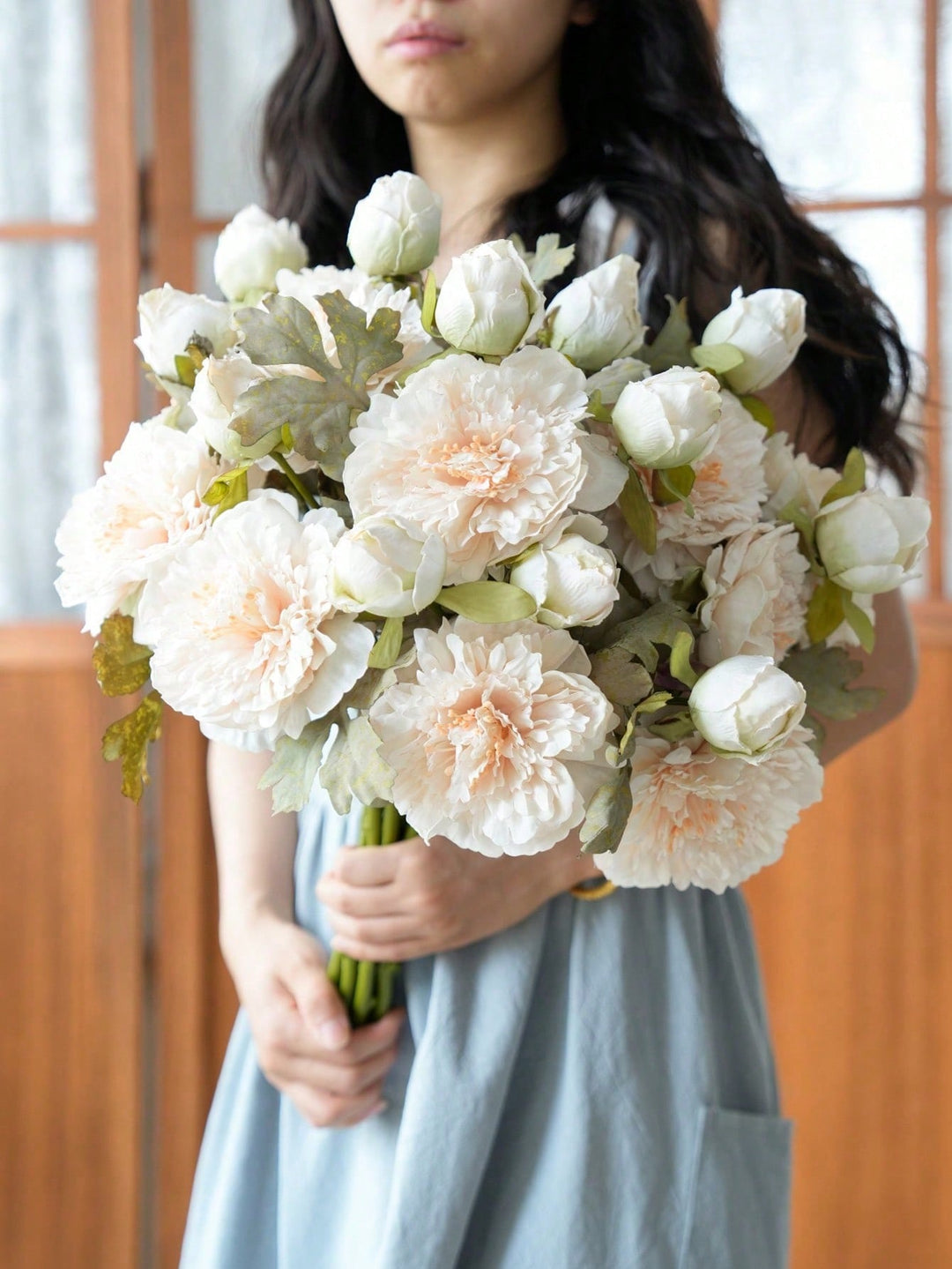 Floari artificiale SHEIN, mix culori