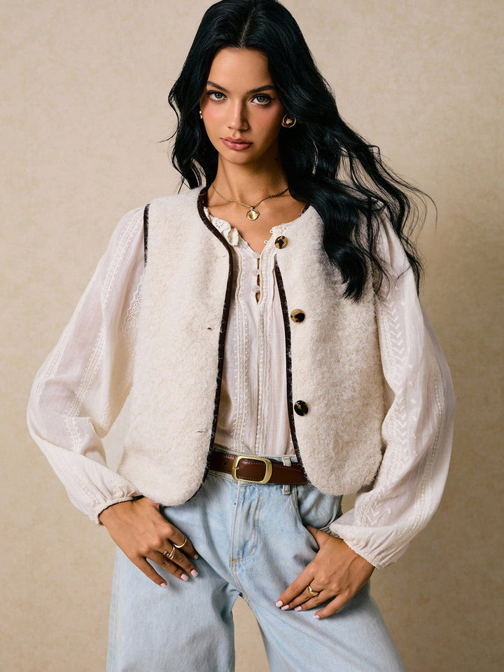 SHEIN Jacket, Orange