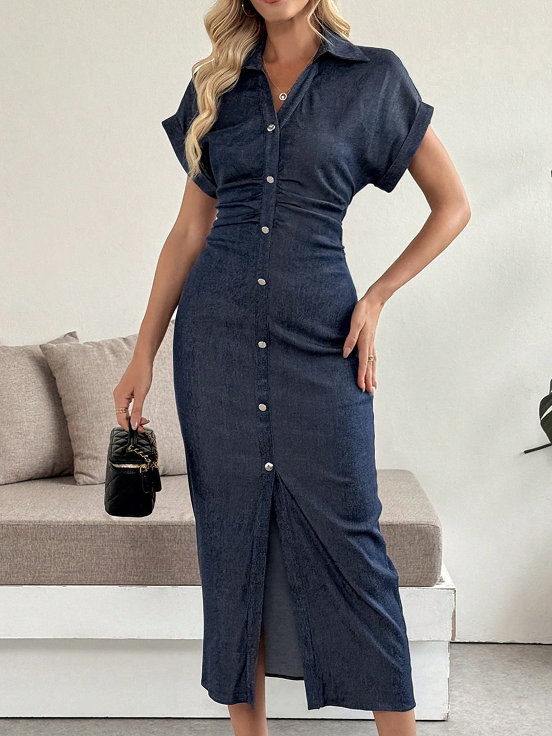Rochie maxi SHEIN, albastru