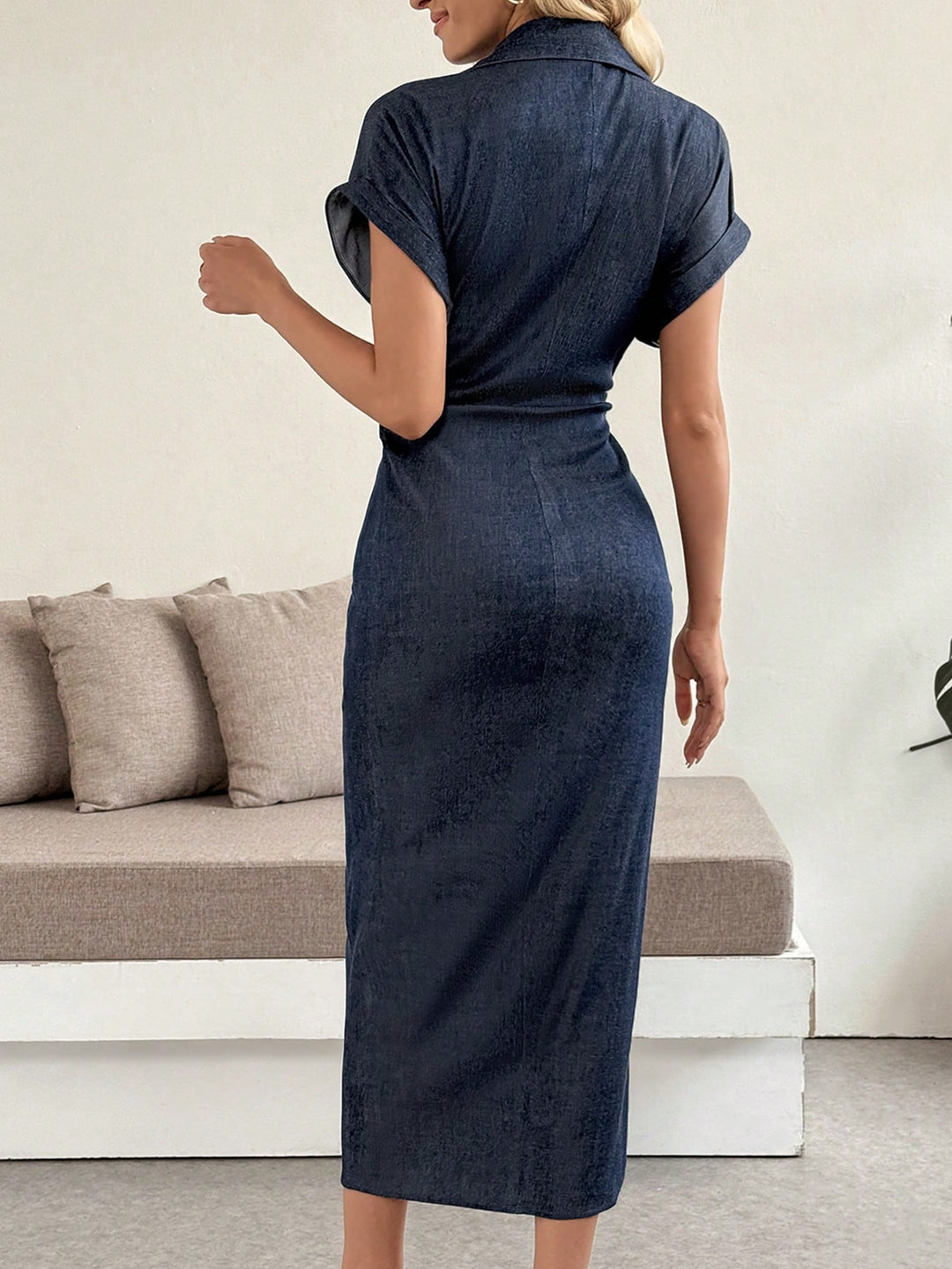 Rochie maxi SHEIN, albastru