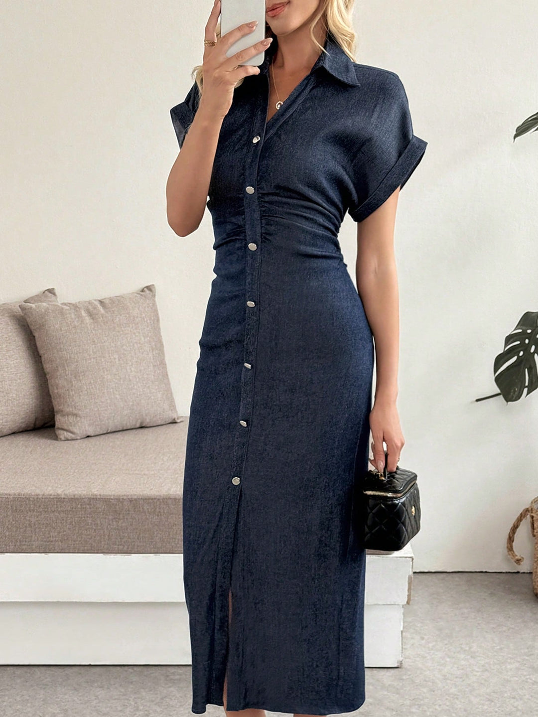 Rochie maxi SHEIN, albastru