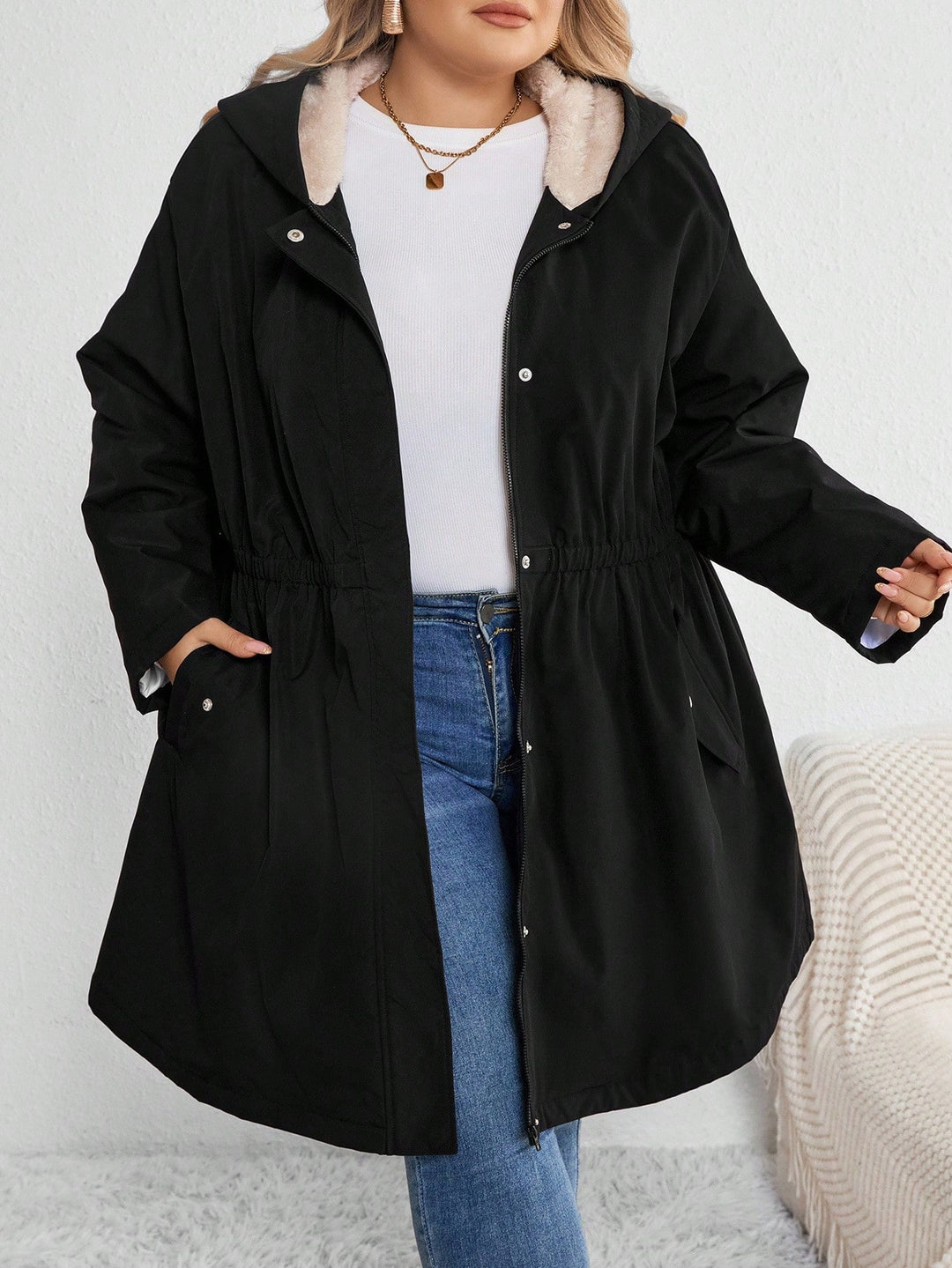 Palton SHEIN, negru