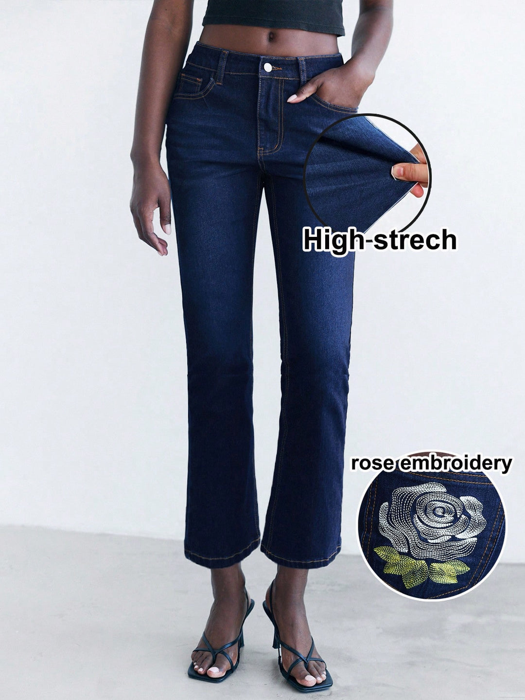Jeans SHEIN, albastru