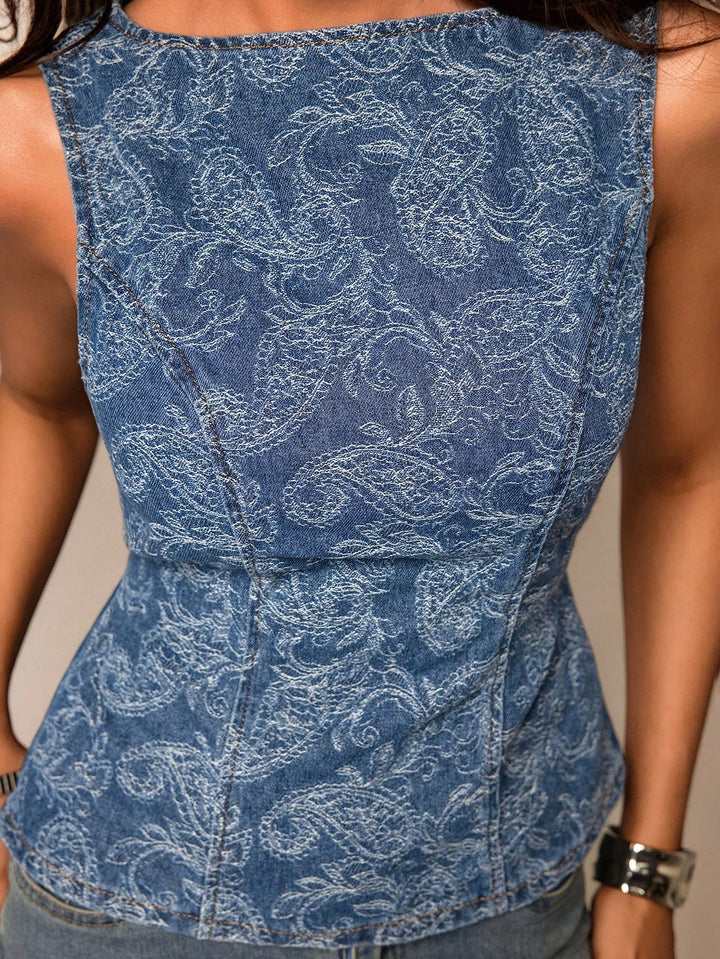 Top SHEIN, albastru