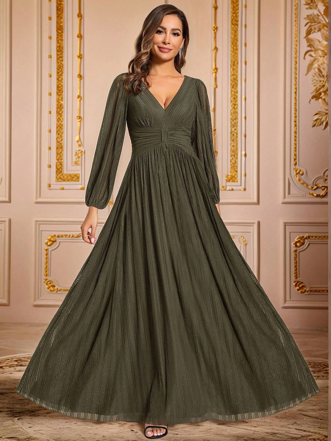 SHEIN alkalmi ruha, khaki