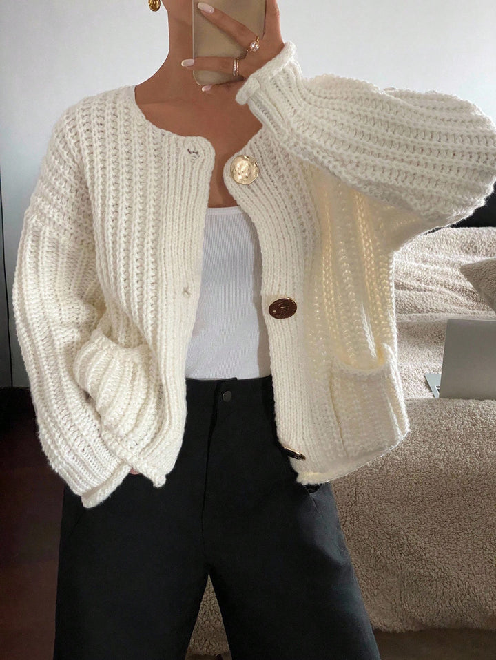 Cardigan SHEIN, portocaliu